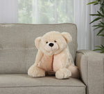 Ivory Bear Pouf