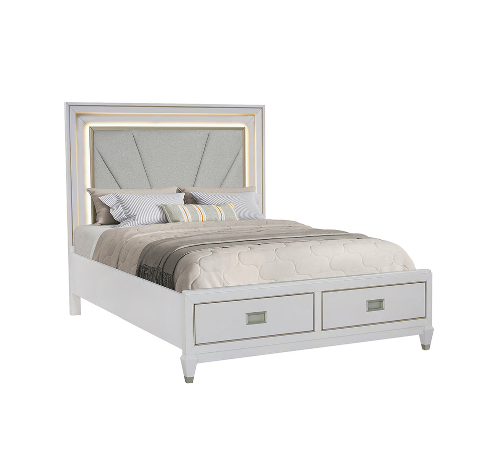 Gallia 3PC Queen Uph Storage Bed
