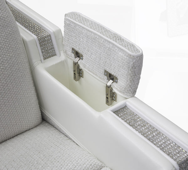 Anastasia 3 Piece Dual Power Sofa, Loveseat, and Recliner