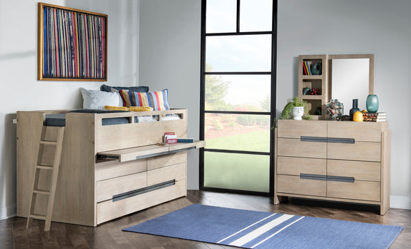 Cama de matrimonio con dos camas individuales de 4 piezas del Distrito