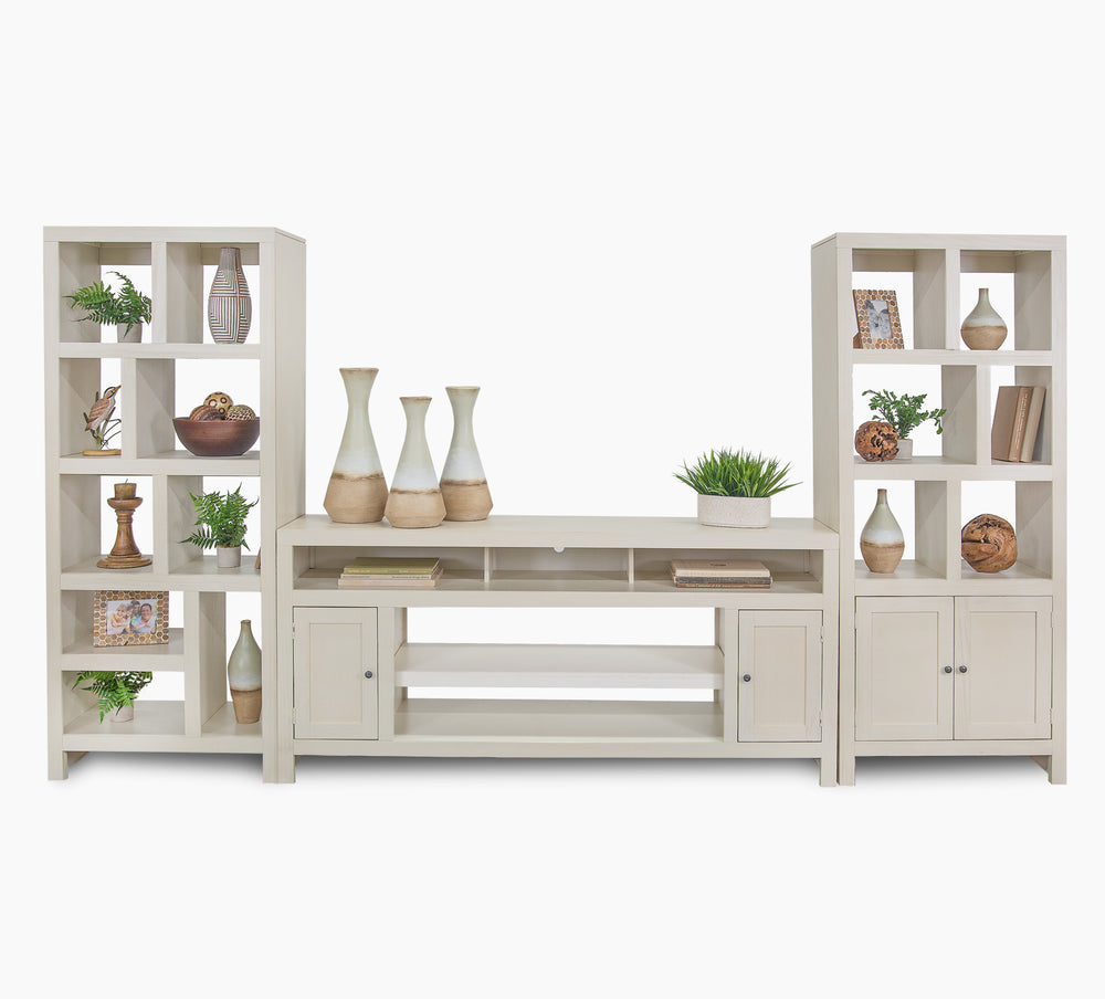 Del Mar 3 Piece Wall Unit with 72" Console"