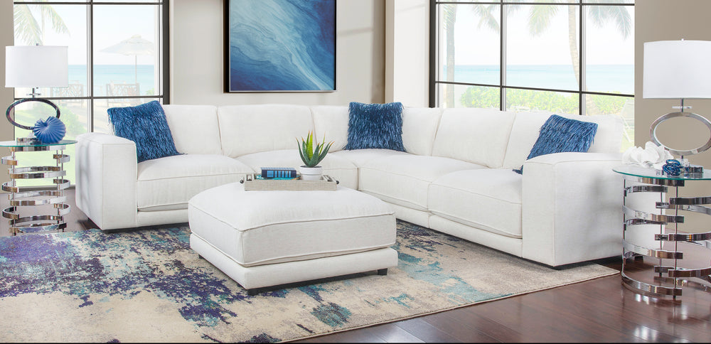 Mia 5 Piece Sectional and Ottoman