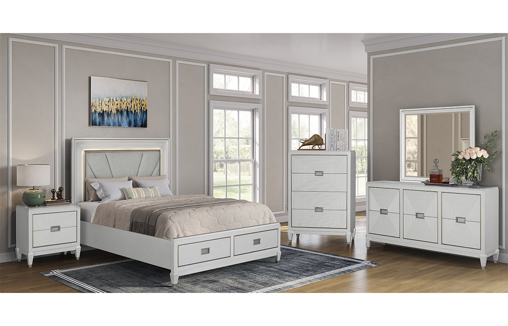 Gallia 5PC Queen Uph Storage Bedroom