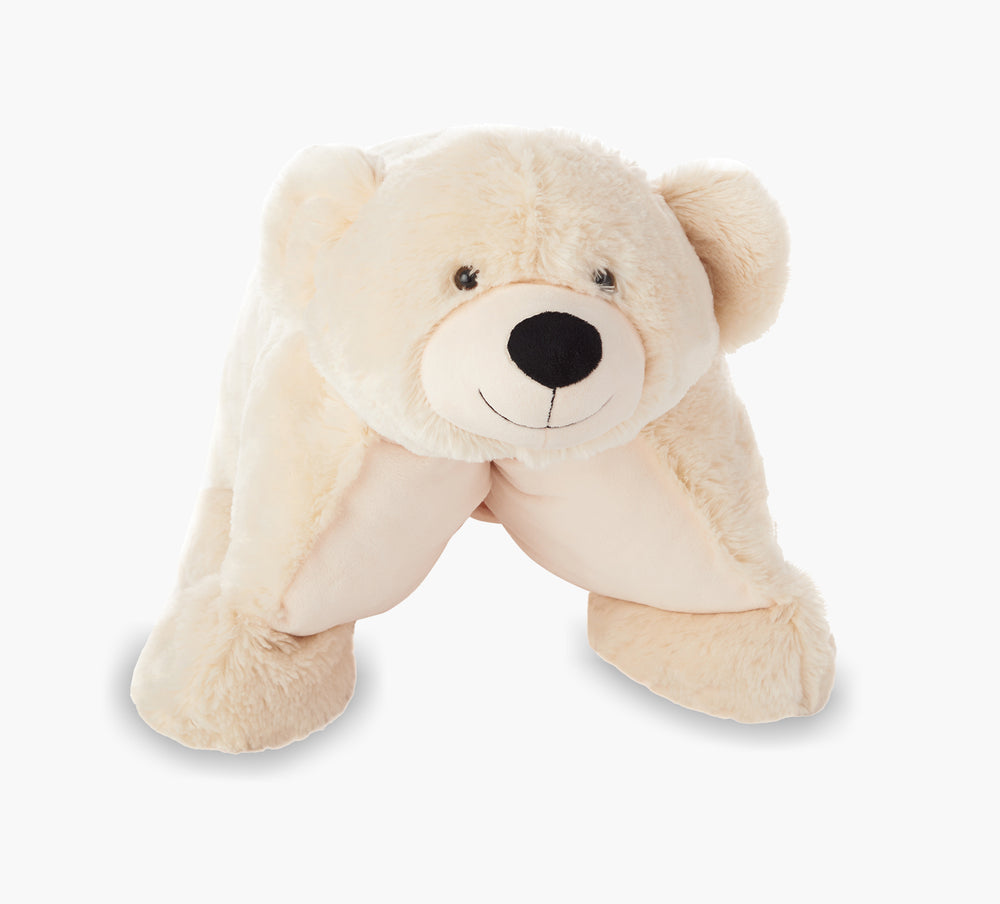 Ivory Bear Pouf