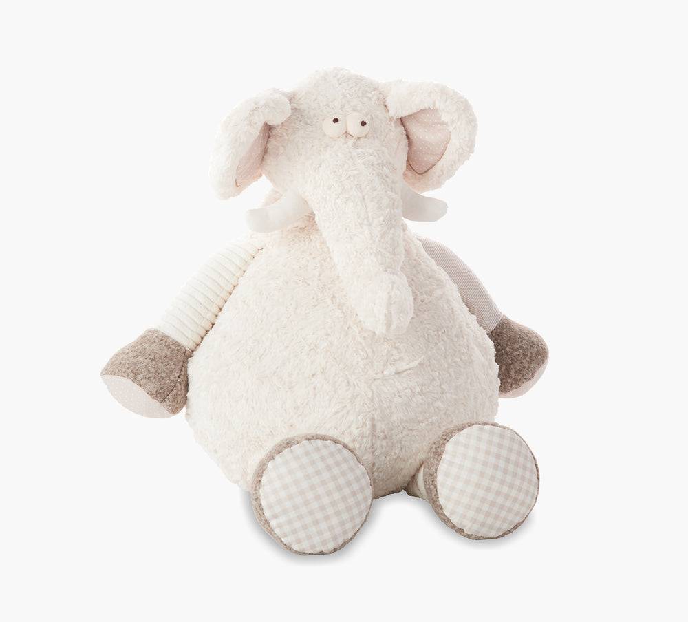 Ivory Elephant Pouf